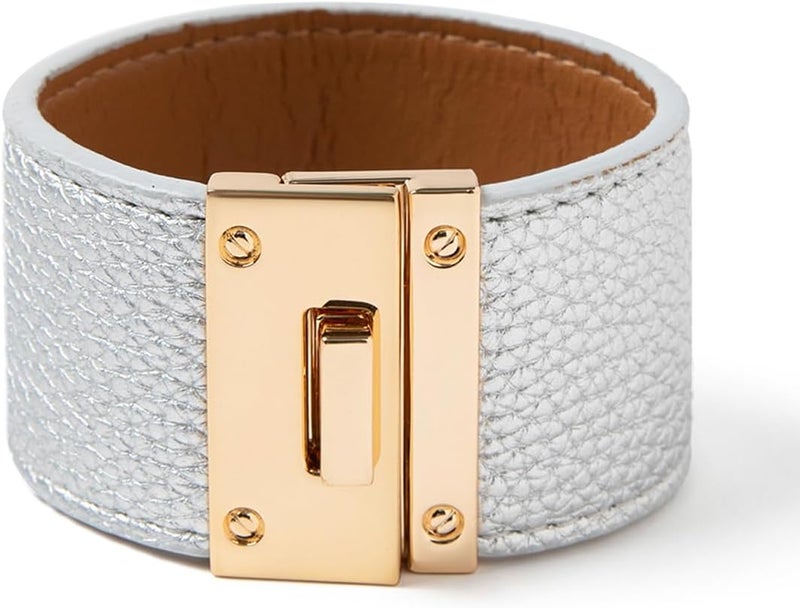 Rantanto Braid Leather Wrap Bracelet Trendy Stackable Crystal Cuff Boho Gold Heart Bracelet Jewelry Gift For Women - Image 1